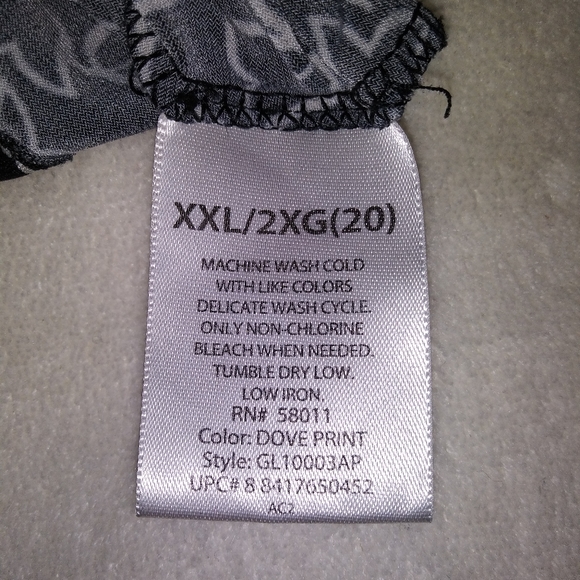 George Knot Wrap Surplice Blouse Sz 20 - Picture 6 of 7